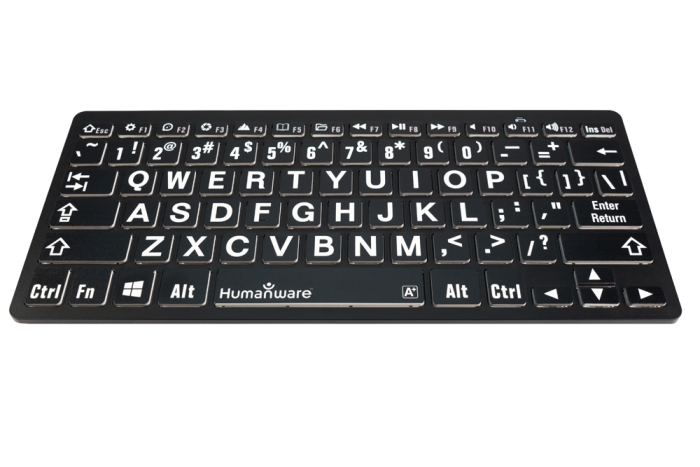 Humanware - Mini Bluetooth Keyboard US - Windows - Low vision and