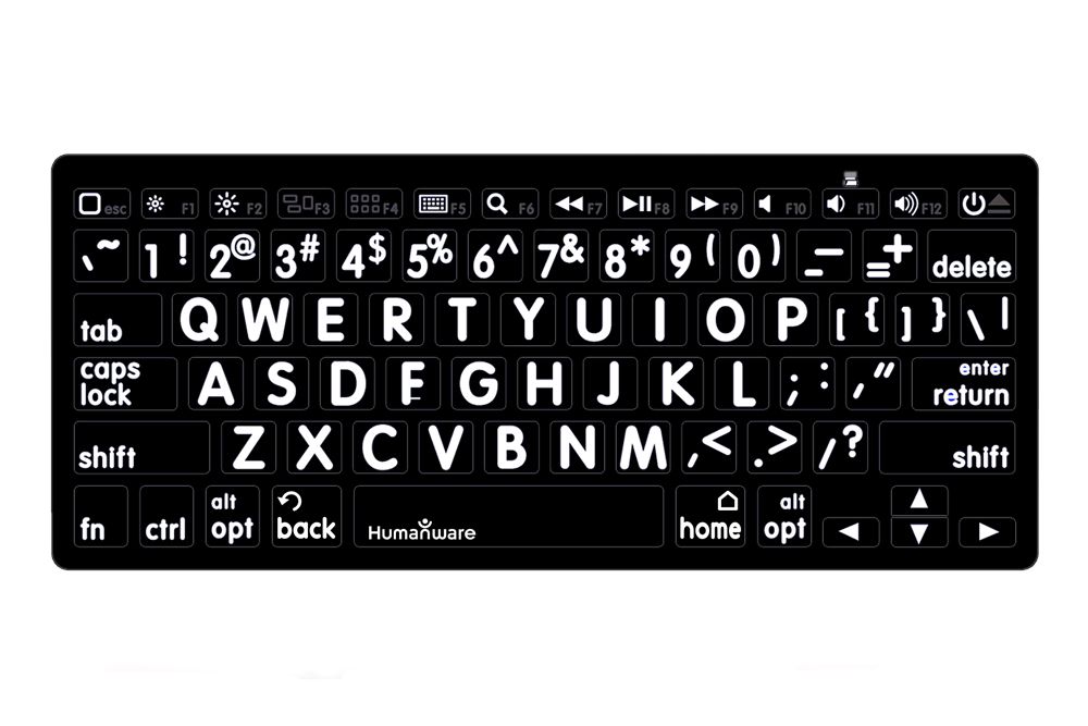 Humanware - HumanWare Bluetooth Mini Keyboard - Humanware - Low