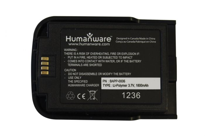 Blank bredde Bortset Humanware - Replacement Battery for Victor Reader Stream (new generation)  and Victor Reader TREK - Blindness - Humanware - Low vision and blindness  solutions: Magnifiers, Braille devices, Audio assistants, Orientation and  mobility, and Embossers